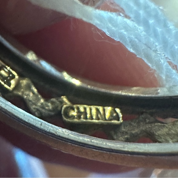 STERLING‎ SILVER & VERMEIL DESIGNER SIGNED DQ WAVE - Picture 7 of 9